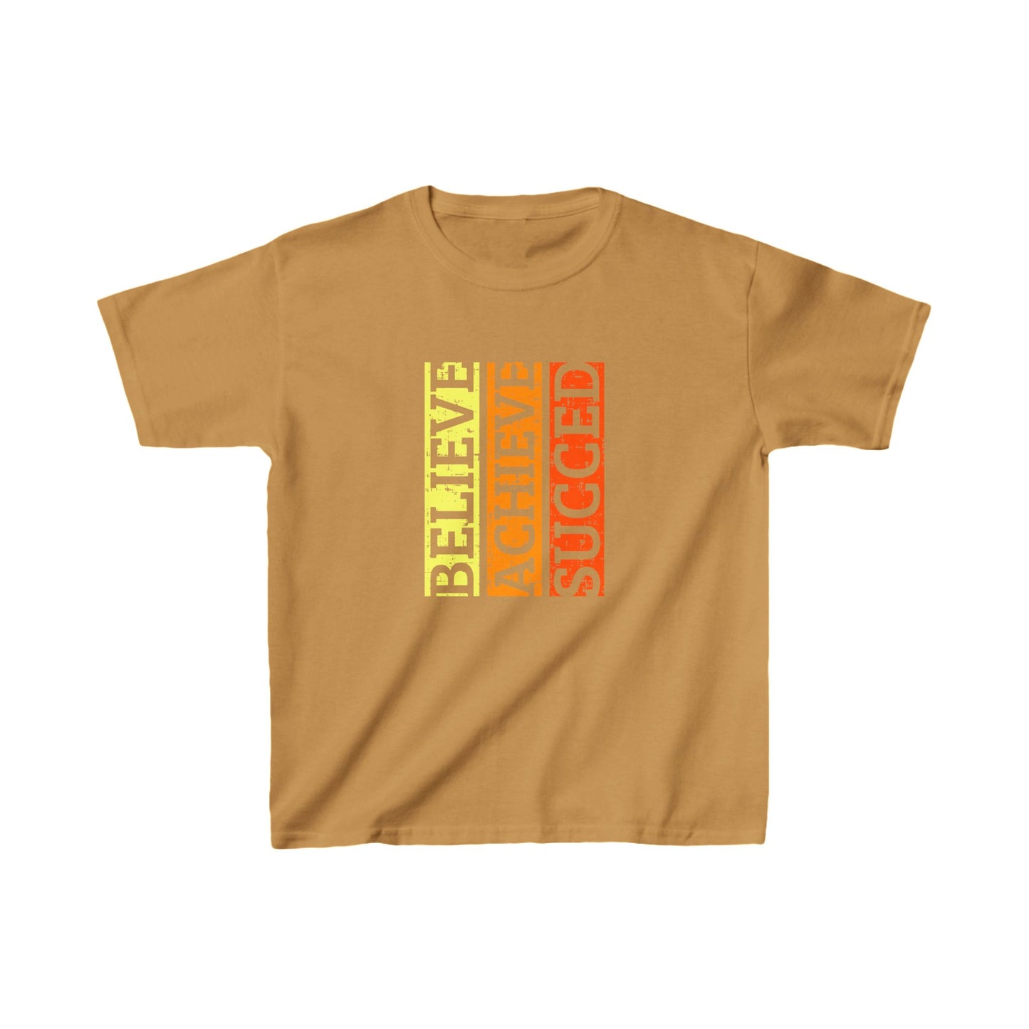 Believe Achieve Succed Kids Heavy Cotton™ Tee