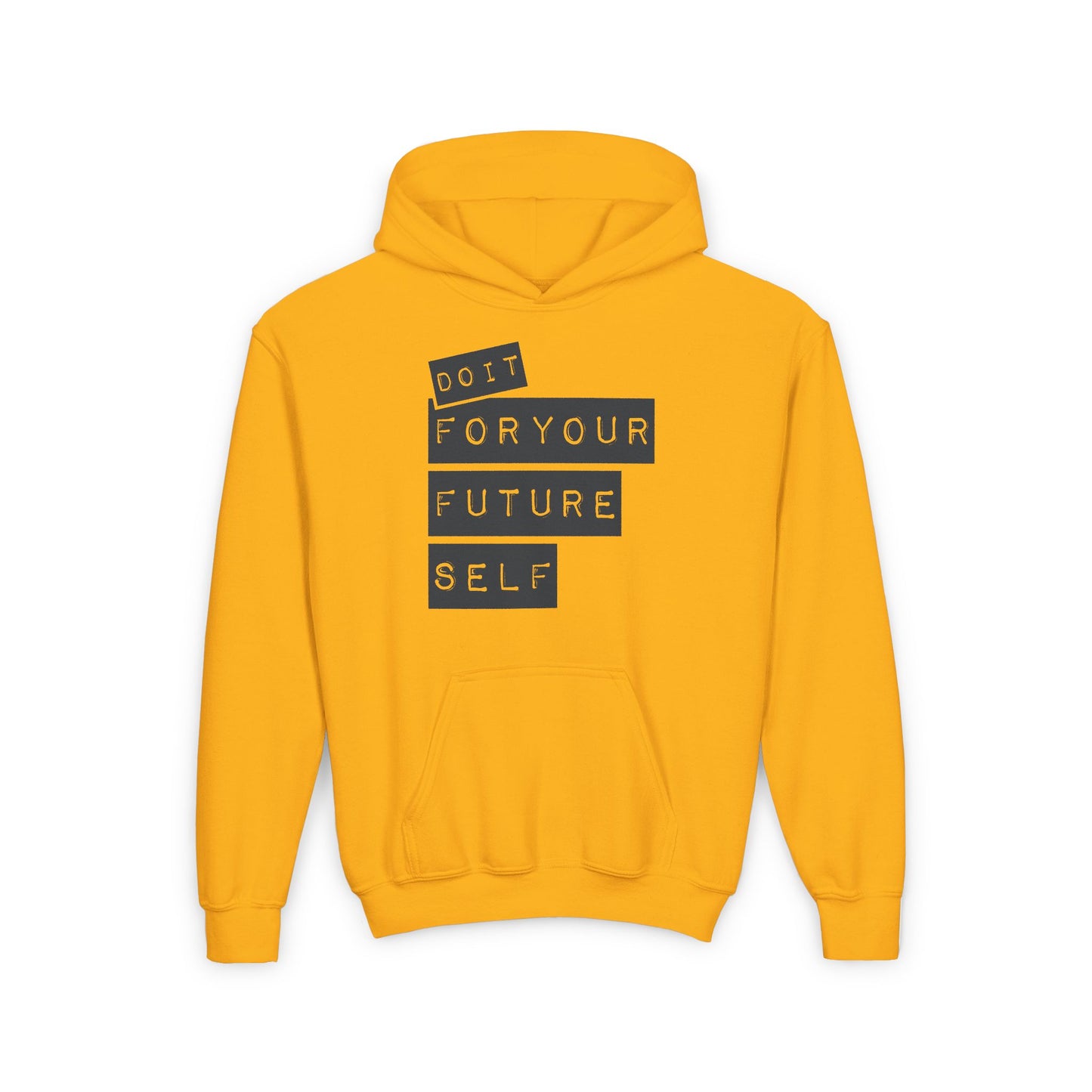 Do It For Your Future Self Youth Heavy Blend Hooded Sweatshirt