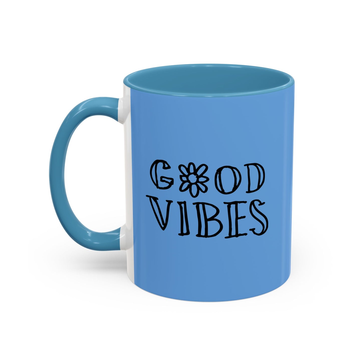 Good Vibes Accent Coffee Mug (11, 15oz)