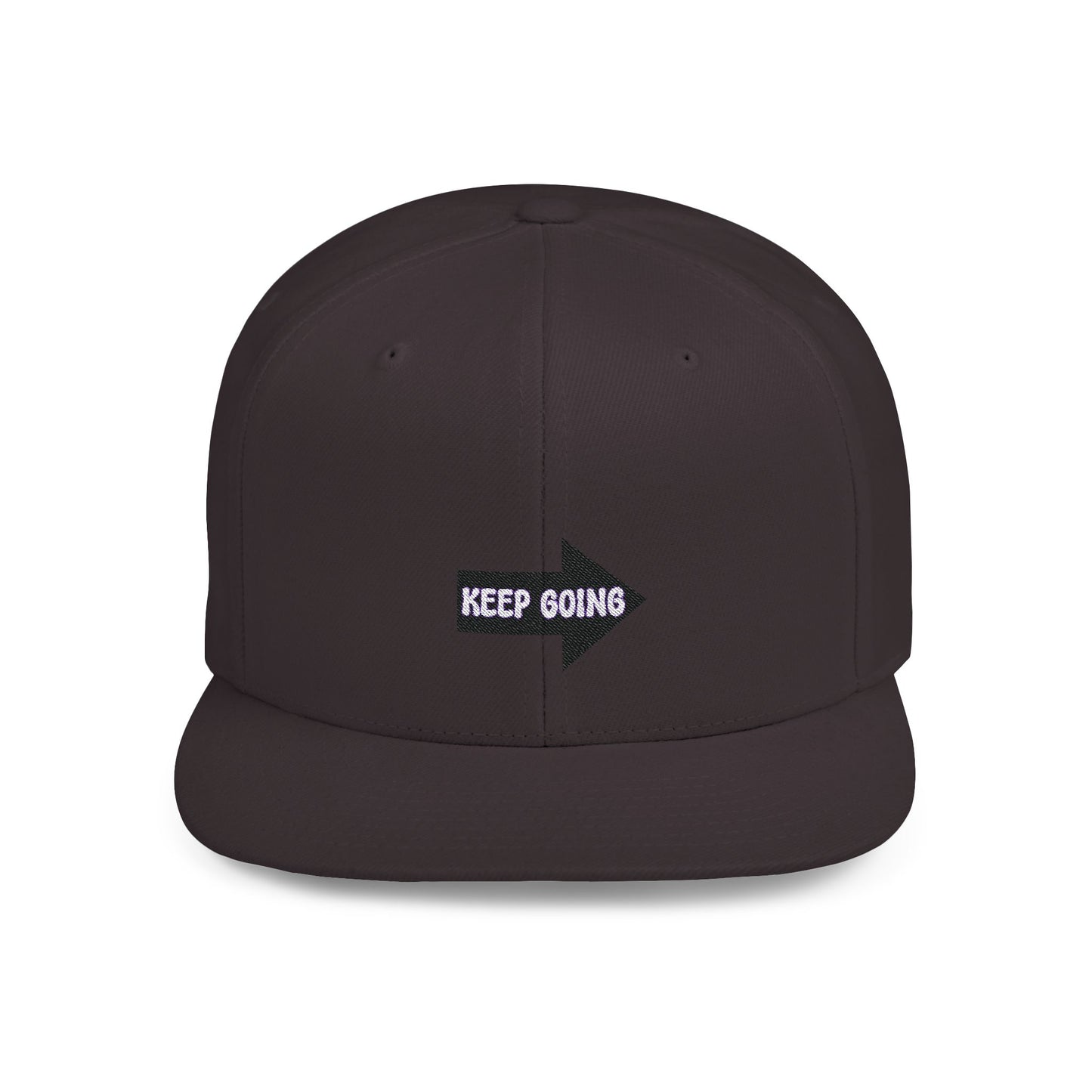 Keep Going Flat Bill Snapback