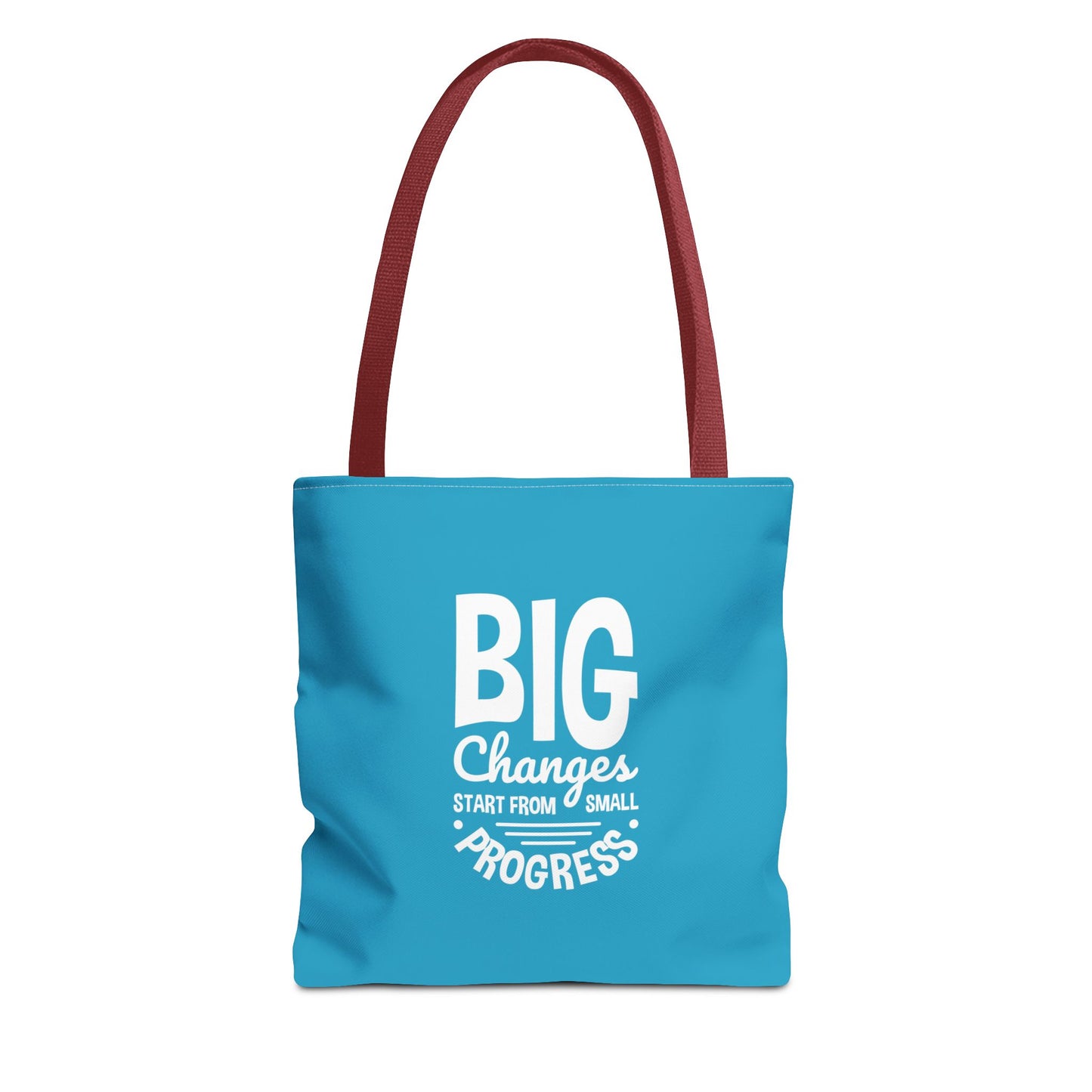 Big Changes Start From Small Progress Tote Bag (AOP)
