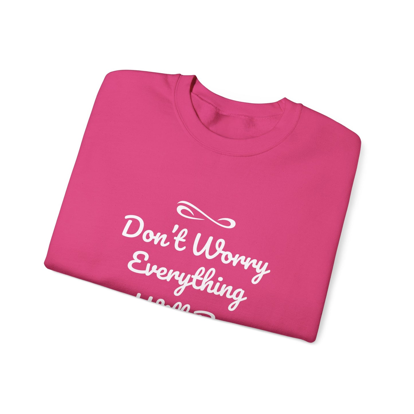 Don't Worry Everything Will Be Okey Unisex Heavy Blend™ Crewneck Sweatshirt