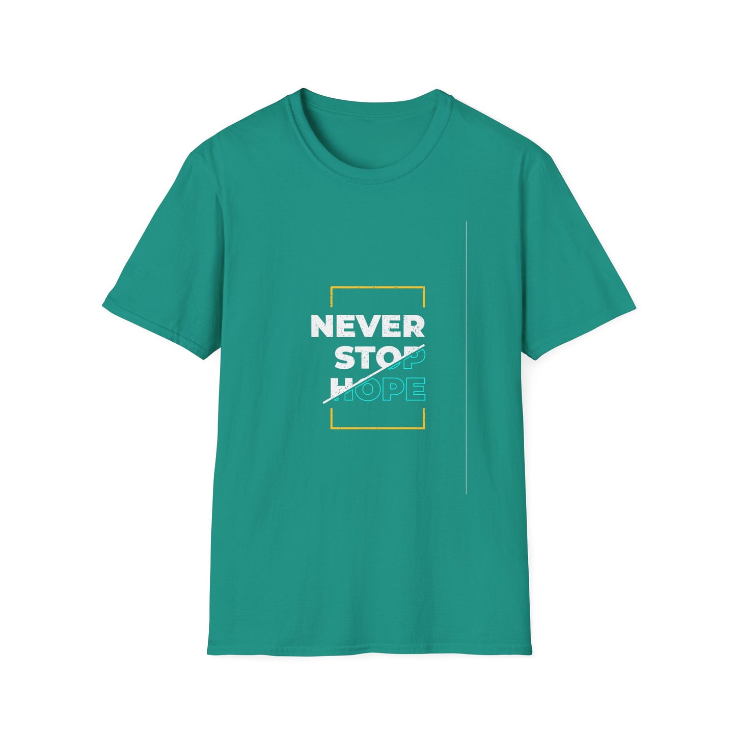 Never Stop Hope Unisex Softstyle T-Shirt