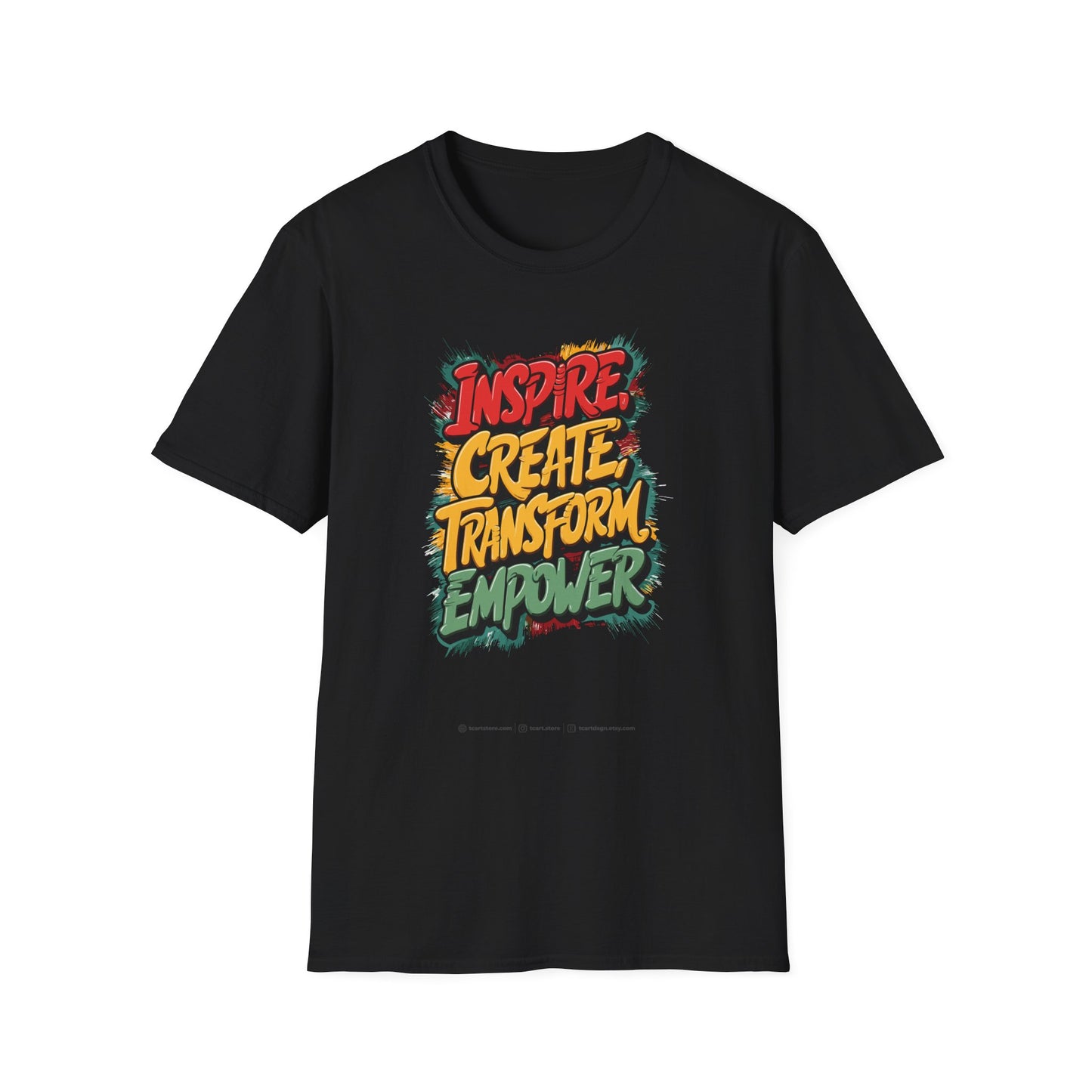 Inspire Create Transform Empower  Unisex Softstyle T-Shirt