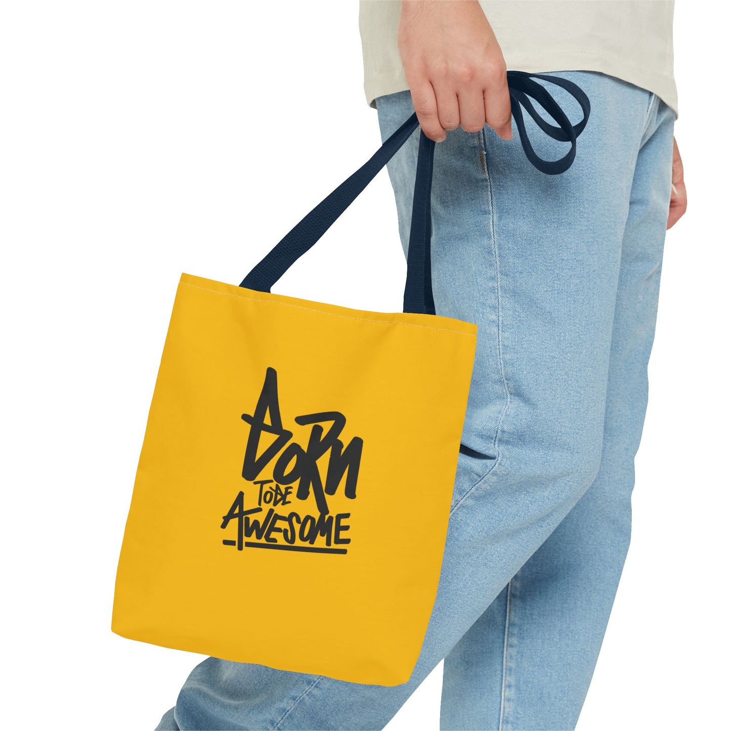 Born To Be Awesome Tote Bag (AOP)