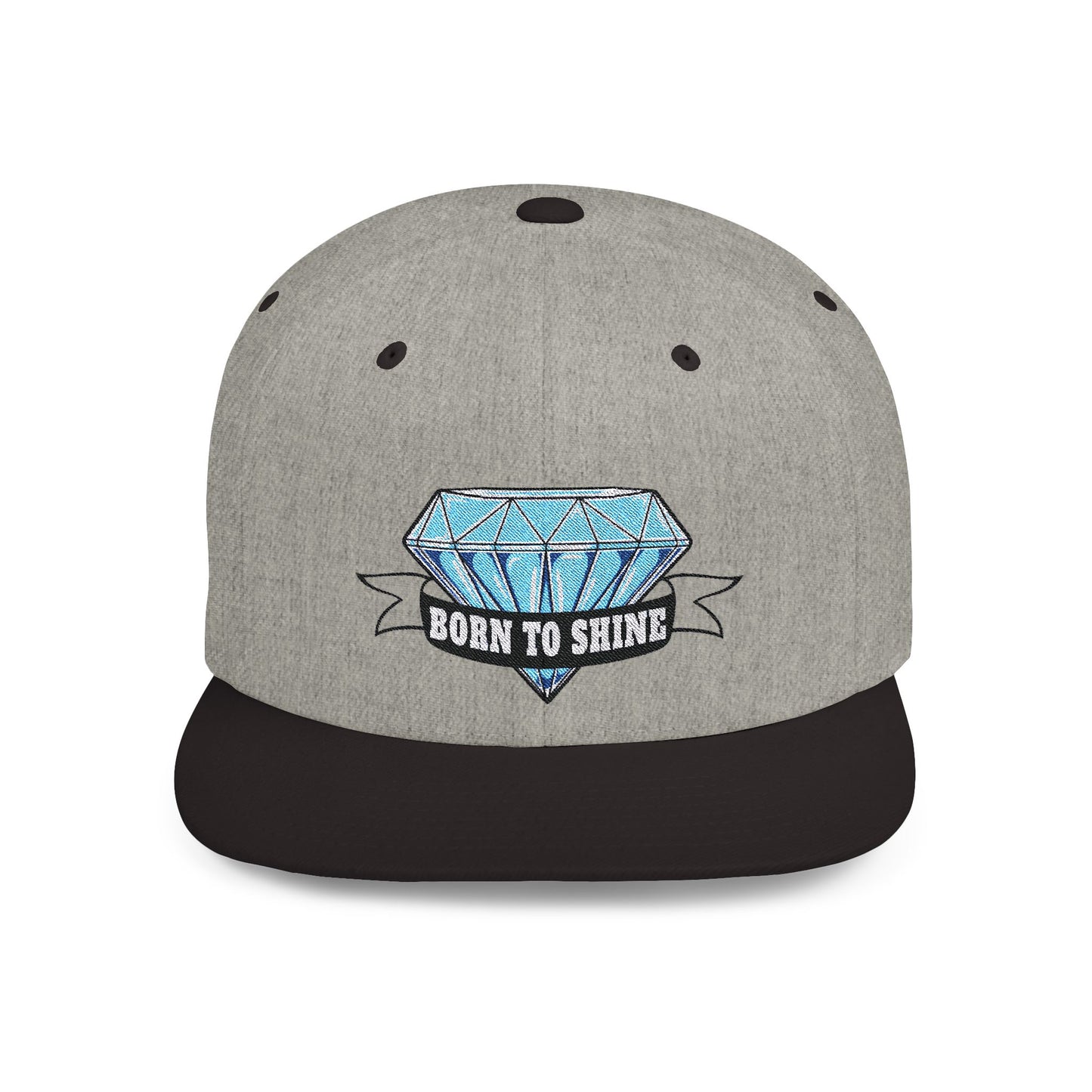 Born To Shine Flat Bill Snapback
