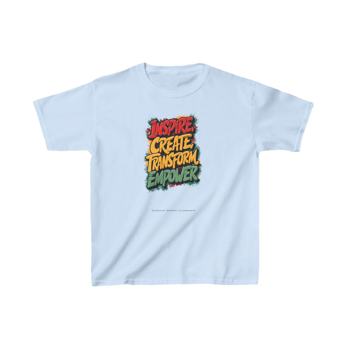 Inspire Create Transform Empower Kids Heavy Cotton™ Tee