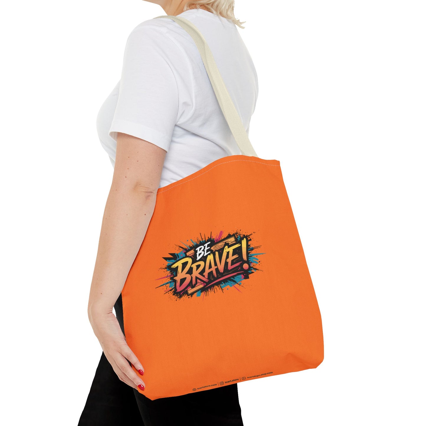 Be Brave! Tote Bag (AOP)