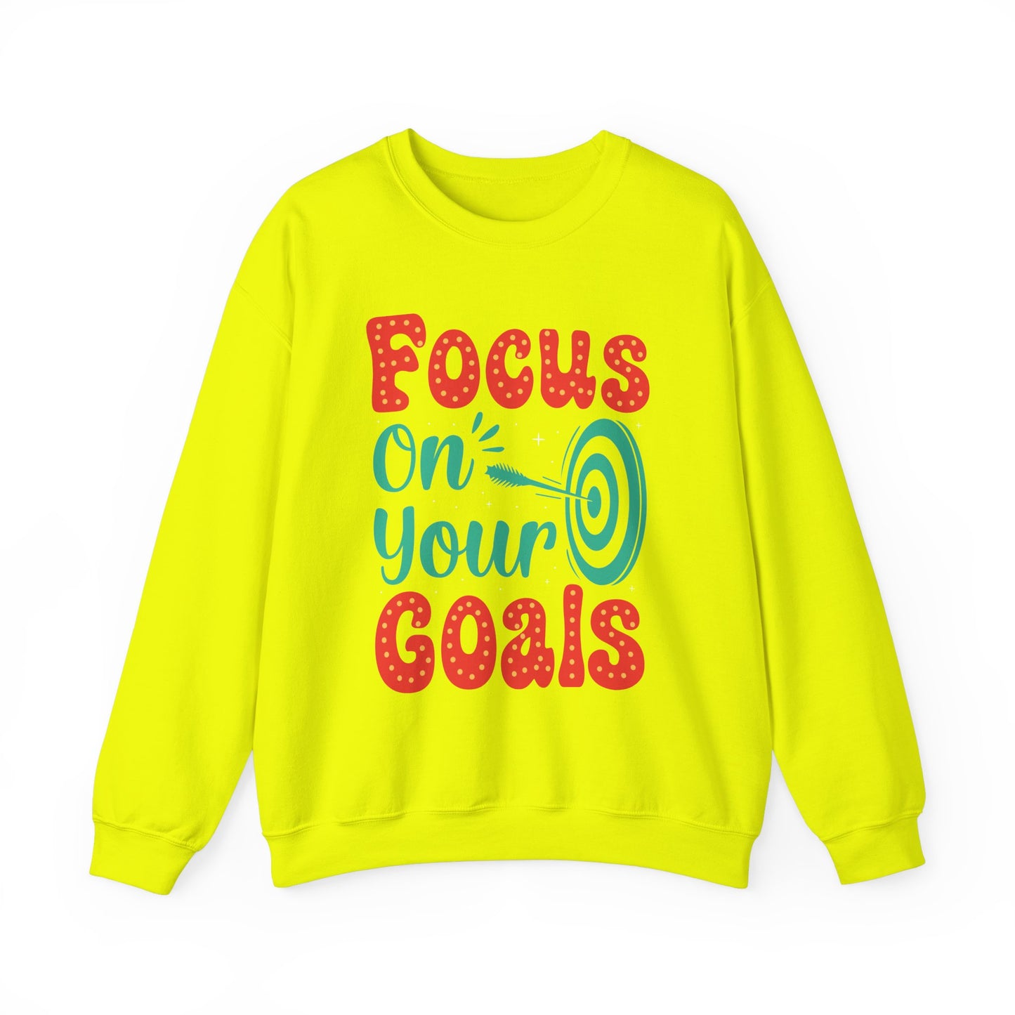 Focus On Your Goals Unisex Heavy Blend™ Crewneck Sweatshirt