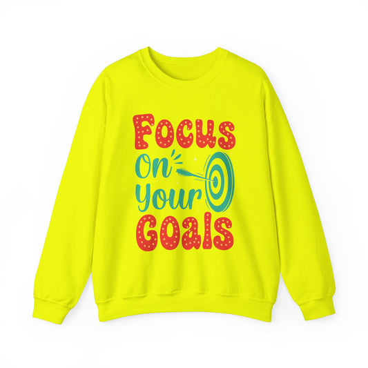 Focus On Your Goals Unisex Heavy Blend™ Crewneck Sweatshirt