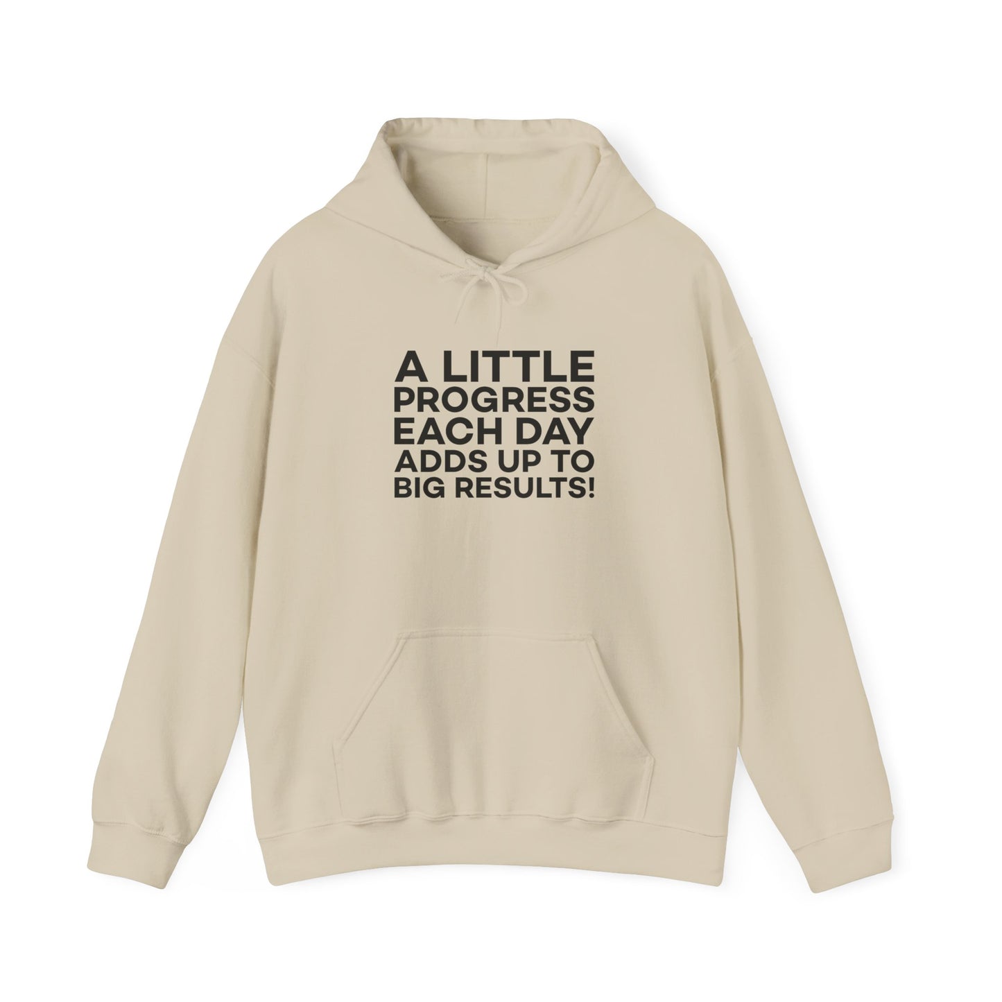 A Little Progress Each Day Adds Up To Big Results! Unisex Heavy Blend™ Hooded Sweatshirt