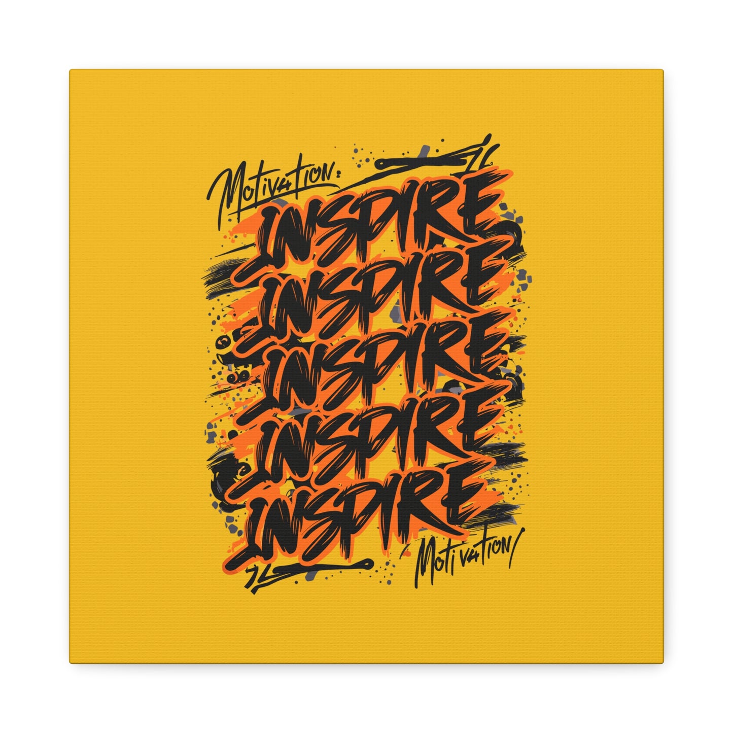 Motivation Inspire Motivation Matte Canvas, Stretched, 1.25"
