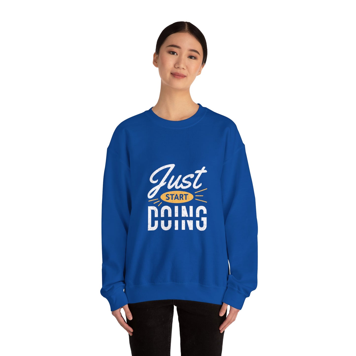 Just Start Doing Unisex Heavy Blend™ Crewneck Sweatshirt