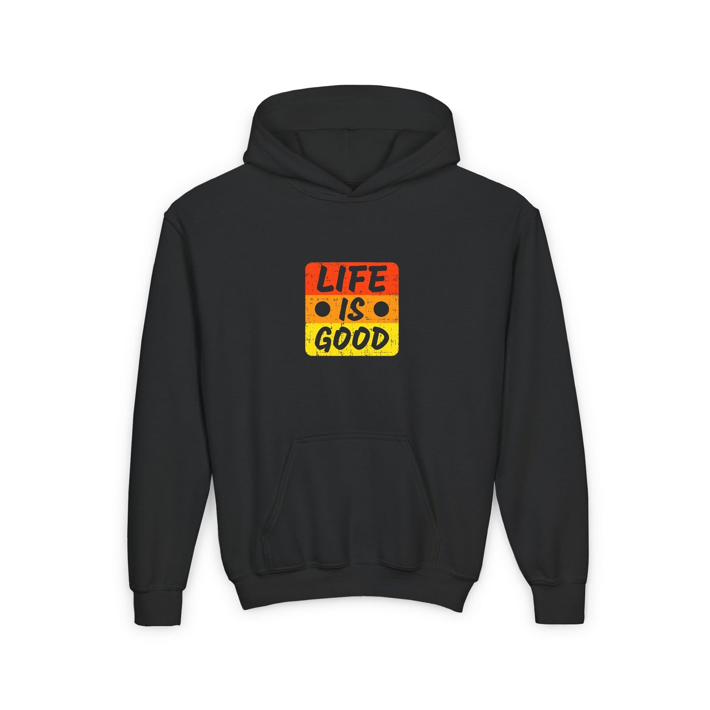 Life Is Good Youth Heavy Blend Hooded Sweatshirt