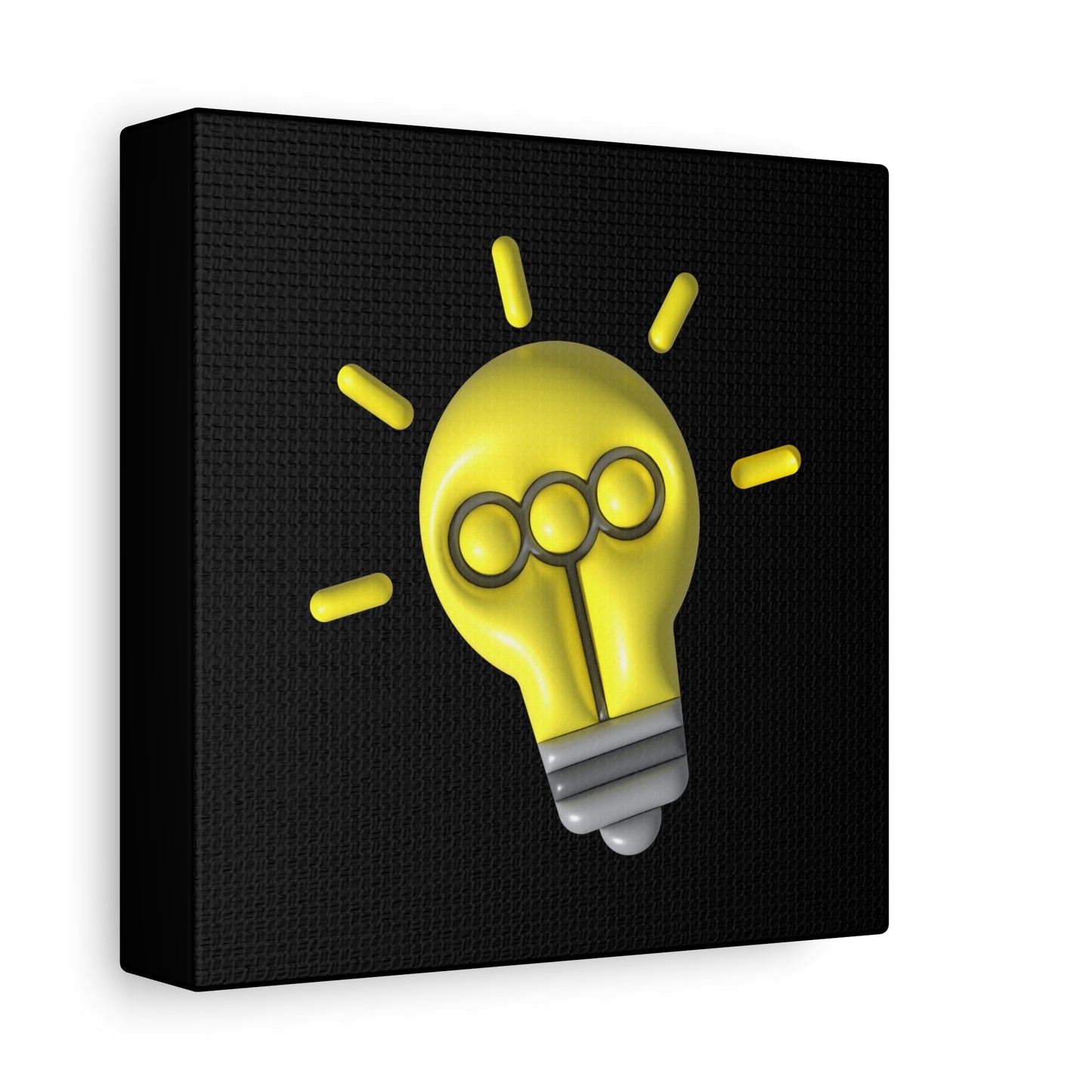 Light Bulb Matte Canvas, Stretched, 1.25"