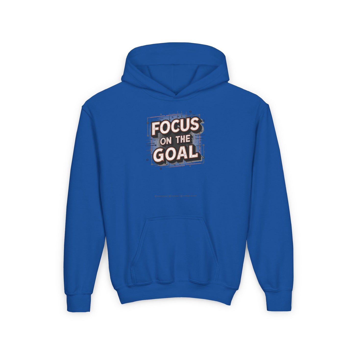 Focus On The Goal Youth Heavy Blend Hooded Sweatshirt