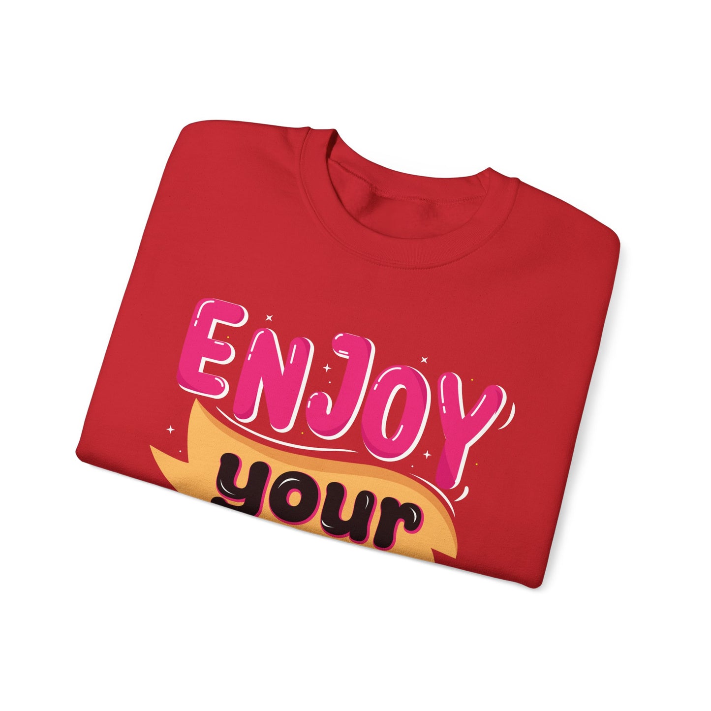 Enjoy Your Life Unisex Heavy Blend™ Crewneck Sweatshirt