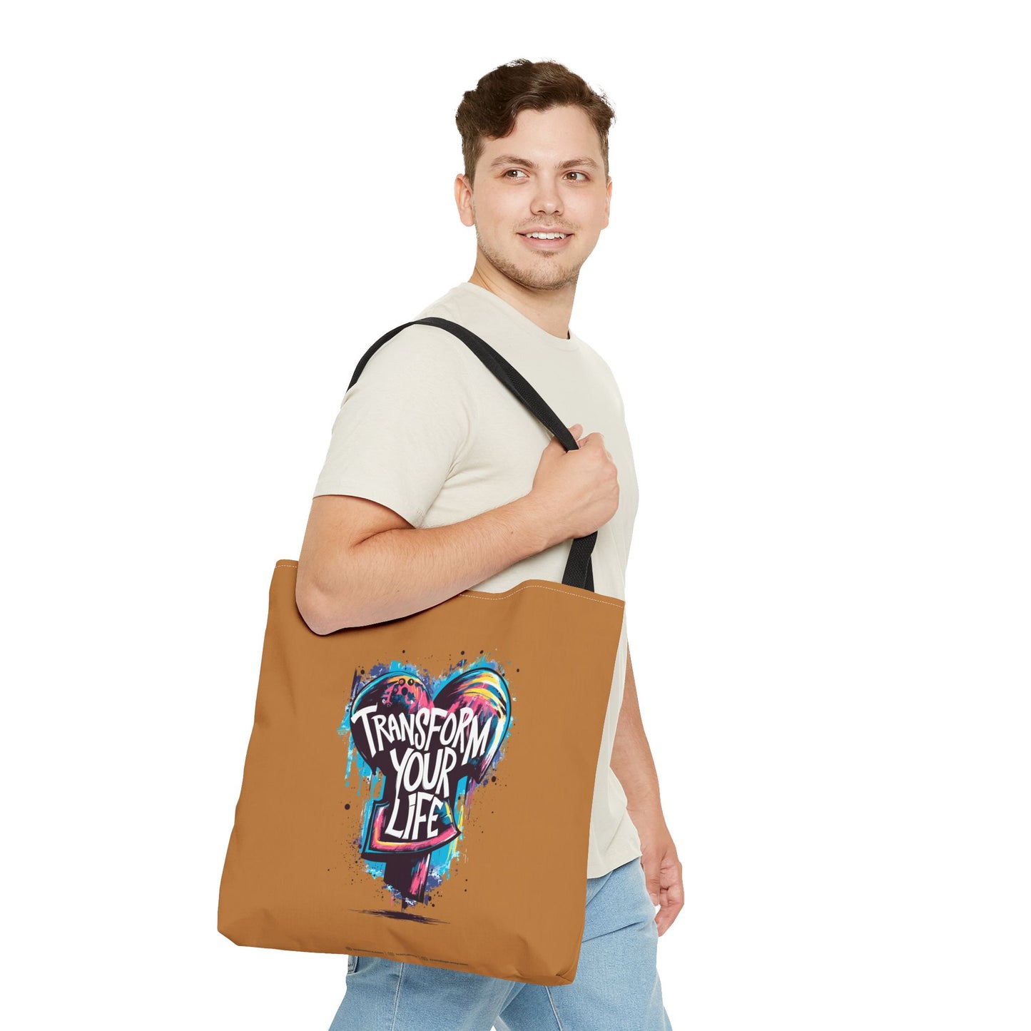 Transform Your Life Tote Bag (AOP)