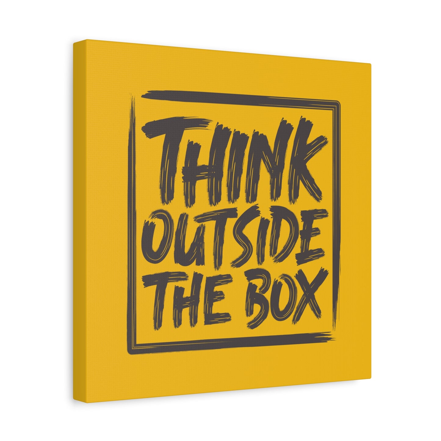 Think Outsidethe Box Matte Canvas, Stretched, 1.25"
