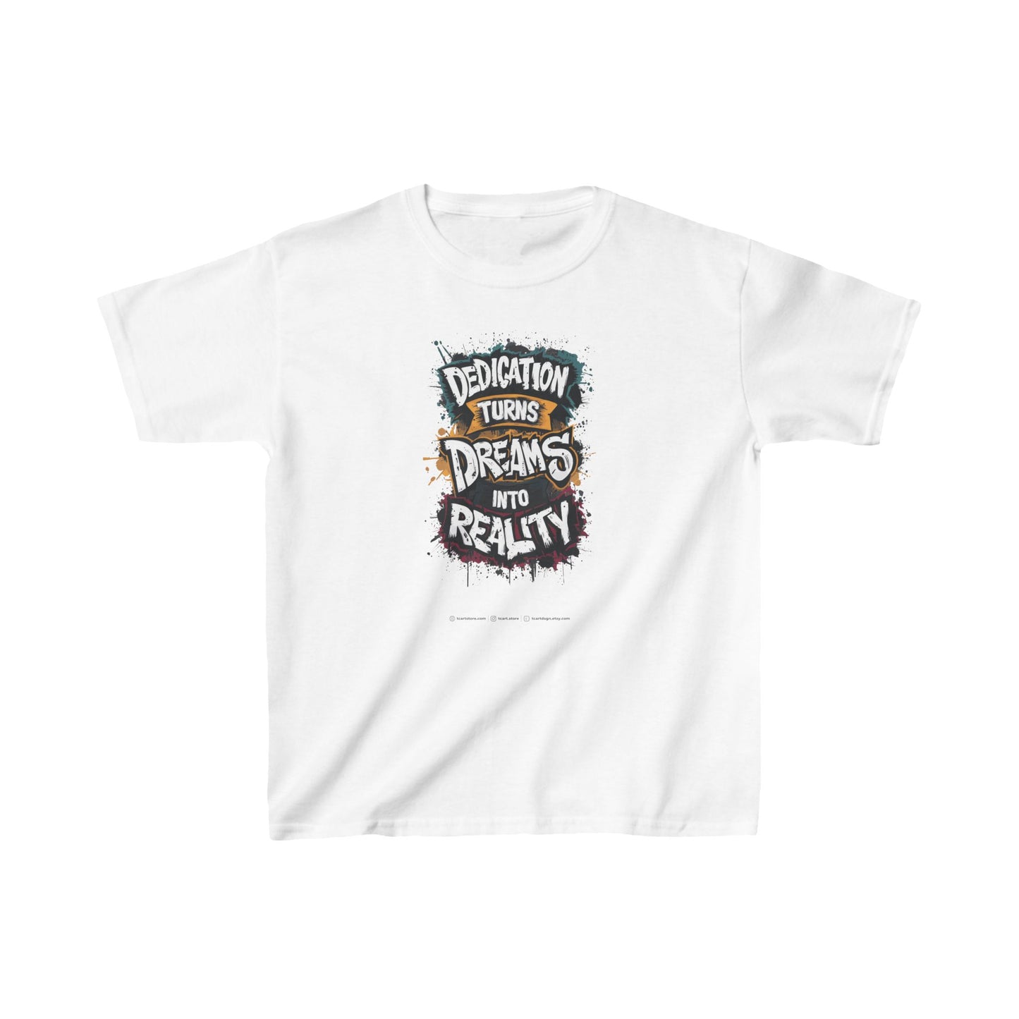 Dedication Turns Dreams Into Reality Kids Heavy Cotton™ Tee