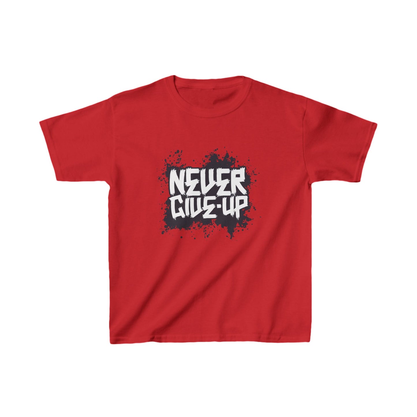Never Give Up Kids Heavy Cotton™ Tee