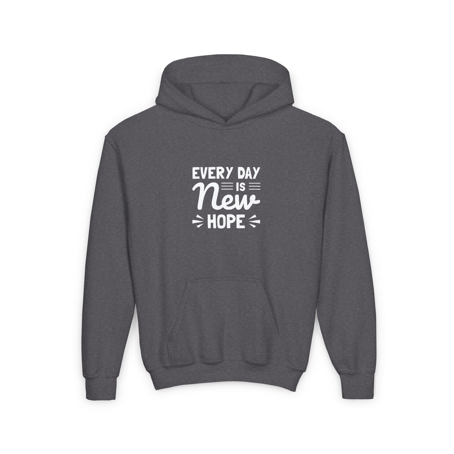 Everyday Is New Hope Youth Heavy Blend Hooded Sweatshirt