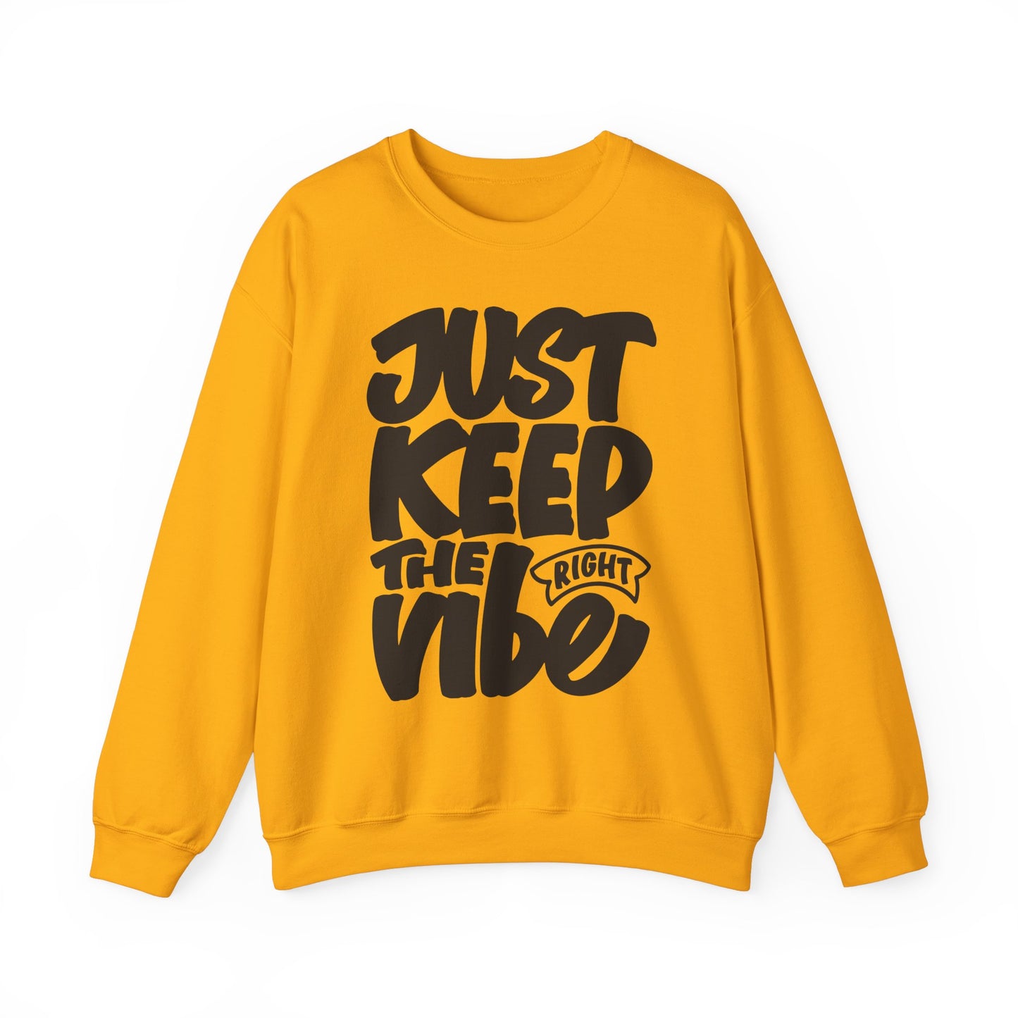 Just Keep The Right Vibe Unisex Heavy Blend™ Crewneck Sweatshirt