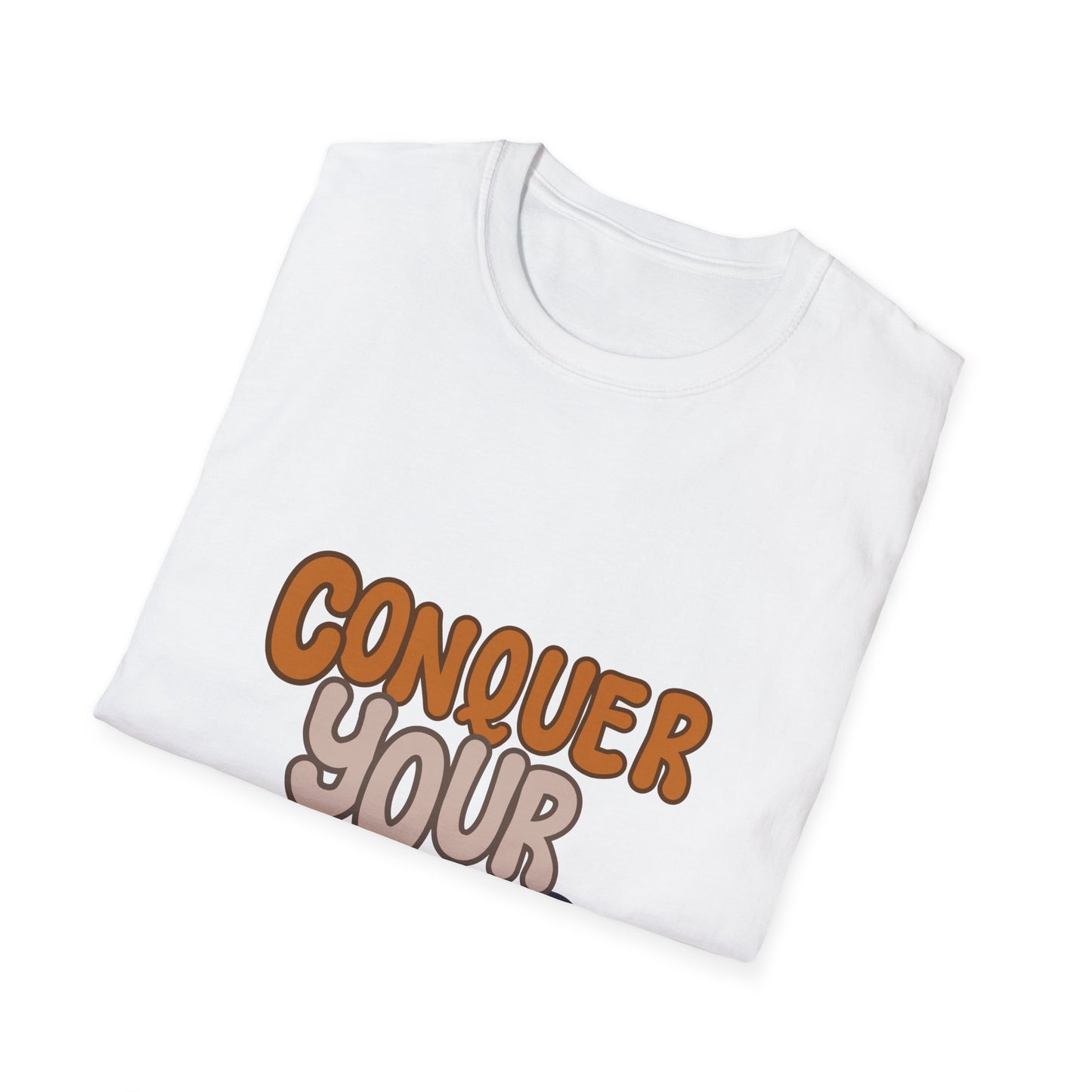 Conquer  Your goals  Unisex Softstyle T-Shirt