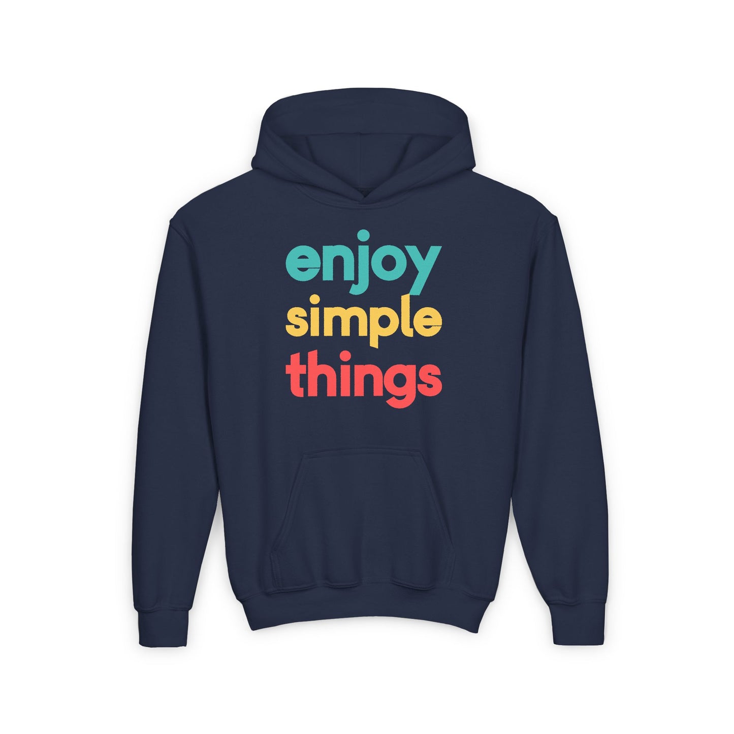 Enjoy Simple Things Youth Heavy Blend Hooded Sweatshirt