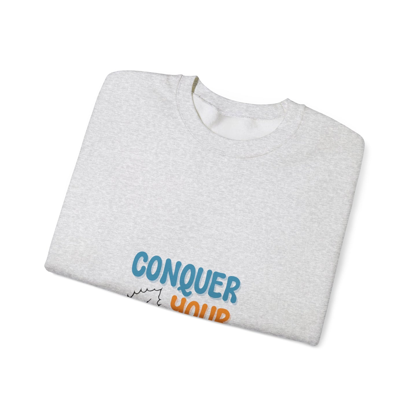 Conquer Your Goals Unisex Heavy Blend™ Crewneck Sweatshirt