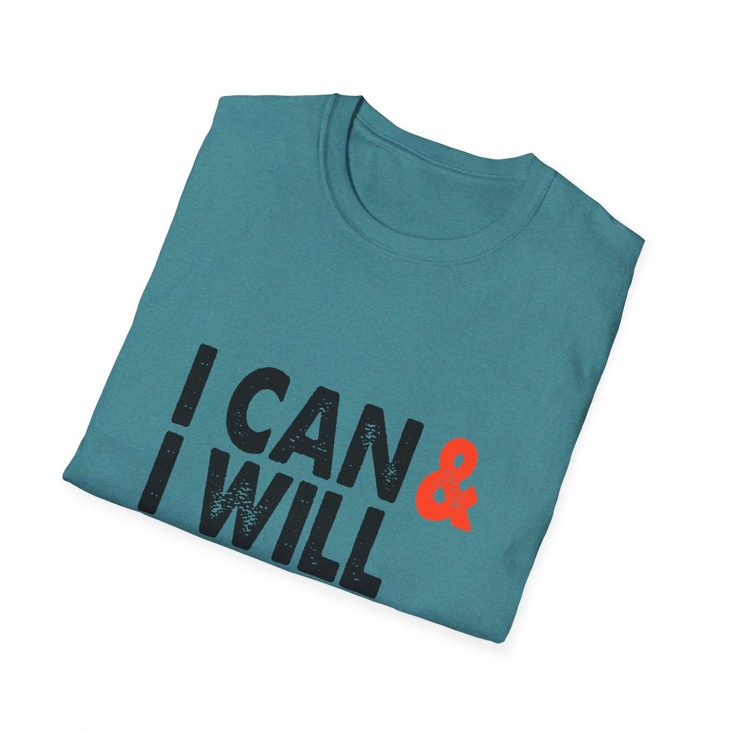 I Can & I Will Watch Me Unisex Softstyle T-Shirt