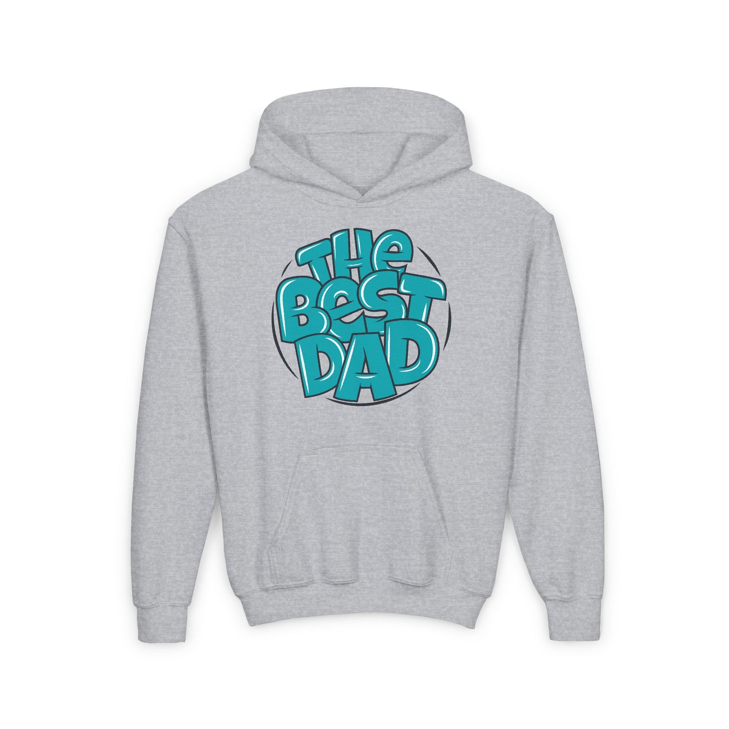The Best Dad Youth Heavy Blend Hooded Sweatshirt