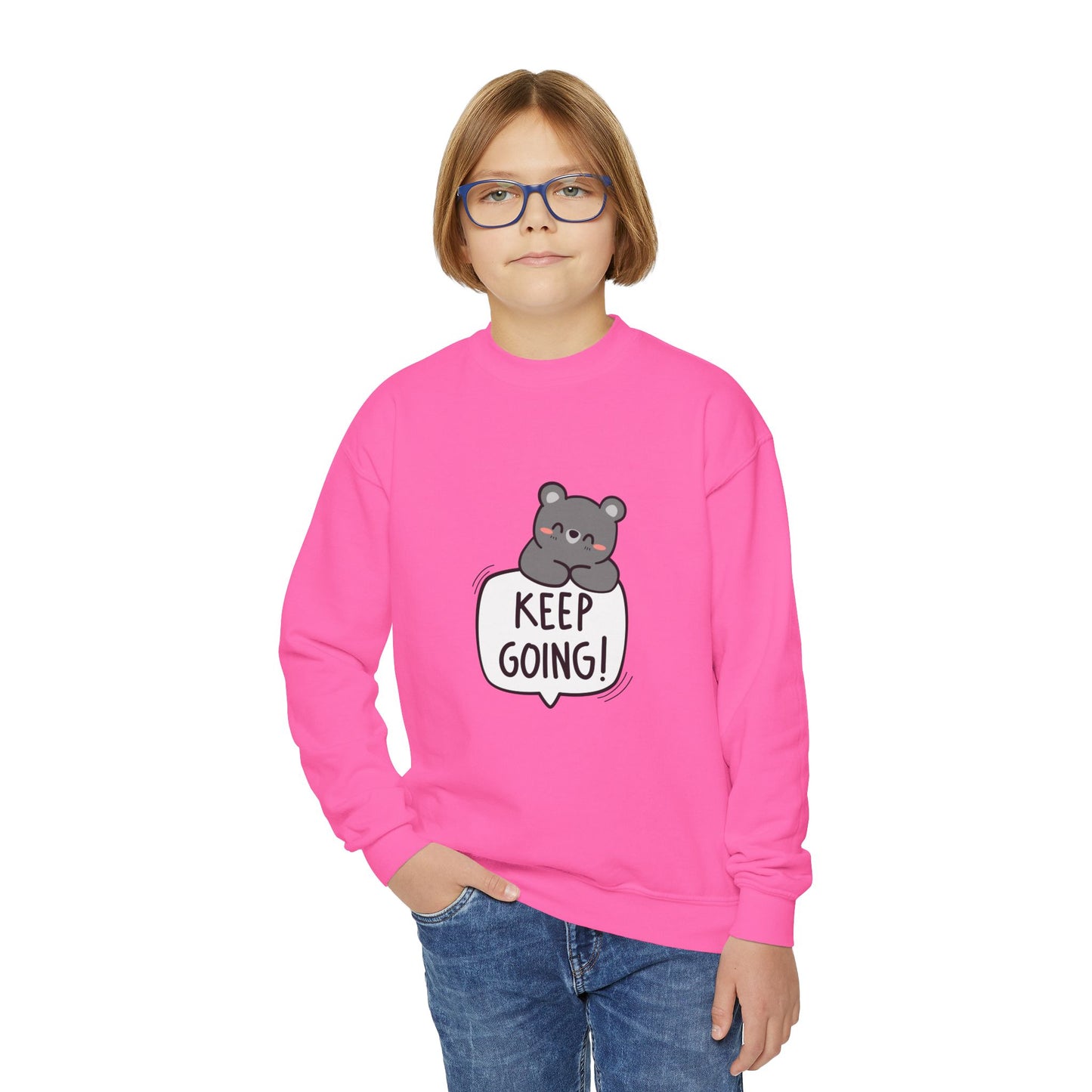 Keep Going Youth Crewneck Sweatshirt
