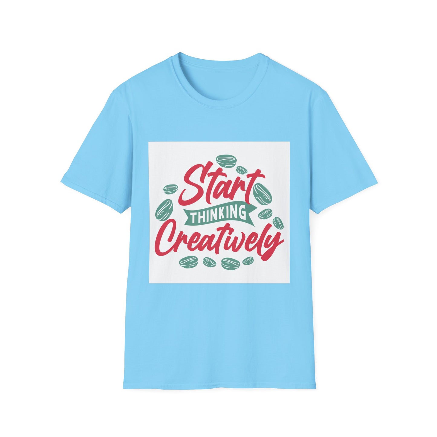 start thinking creatively Unisex Softstyle T-Shirt