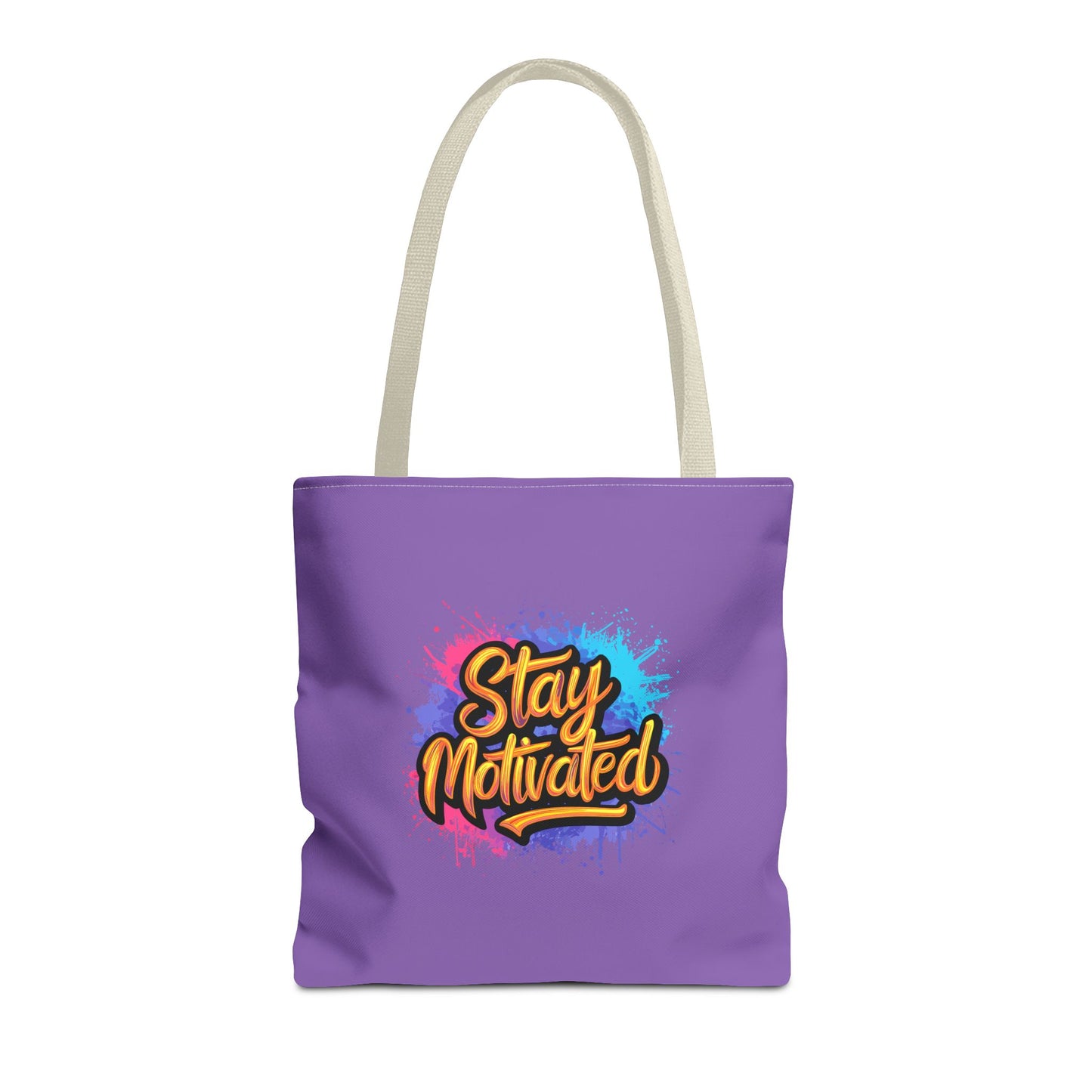 Stay Motivated Tote Bag (AOP)