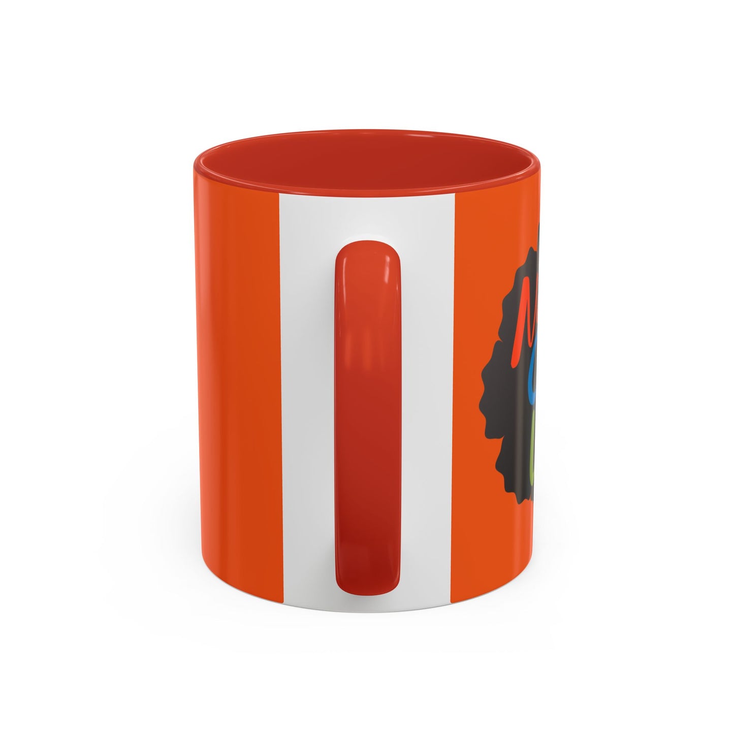 Never Give Up Accent Coffee Mug (11, 15oz)