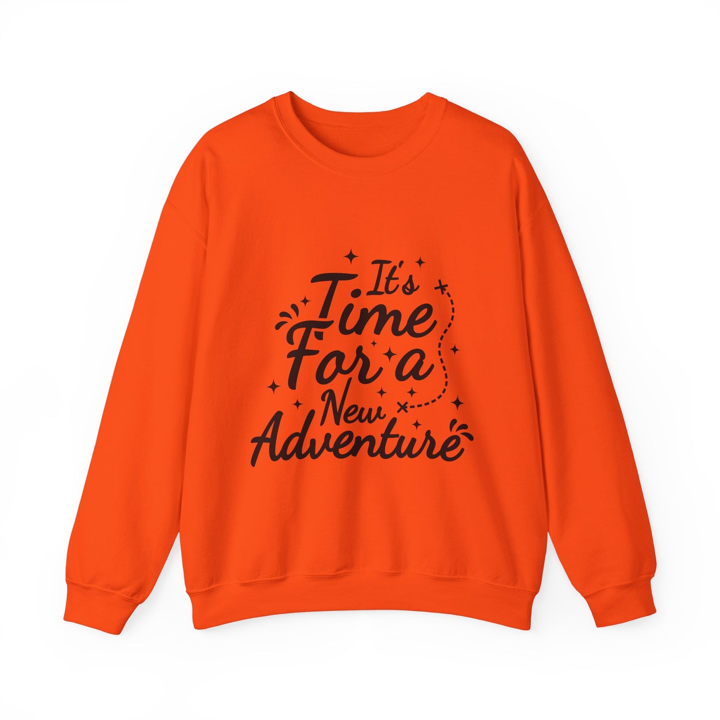 It's Time For A New Adventure Unisex Heavy Blend™ Crewneck Sweatshirt