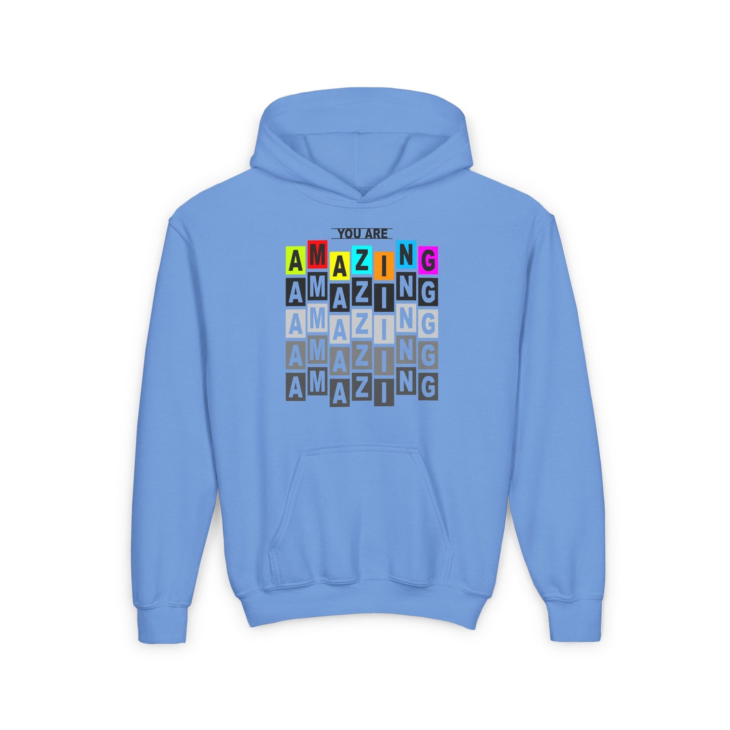 You Are Amazing Youth Heavy Blend Hooded Sweatshirt