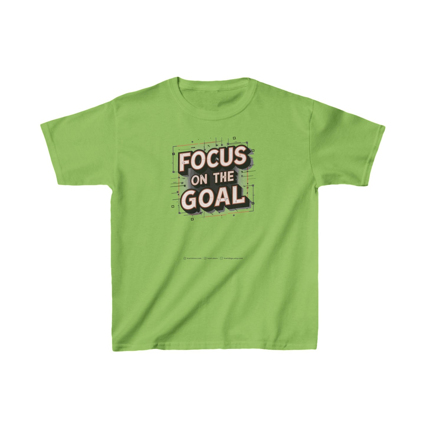 Focus On The Goal Kids Heavy Cotton™ Tee