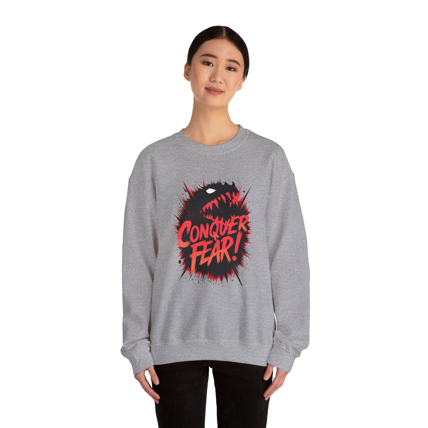 Conquer Fear! Unisex Heavy Blend™ Crewneck Sweatshirt