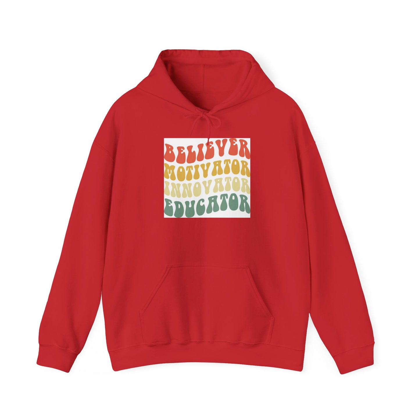 Believer Motivator Innovator Educator Unisex Heavy Blend™ Hooded Sweatshirt