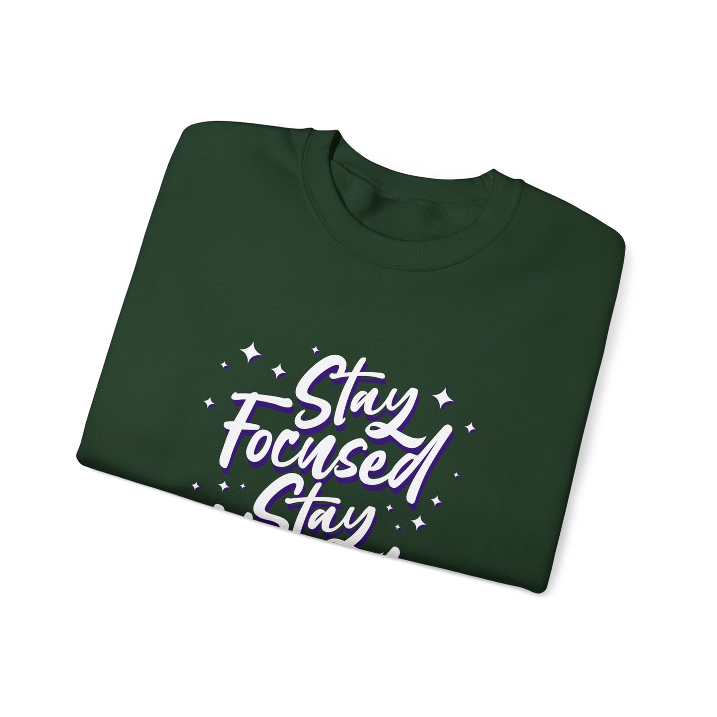 Stay Focused Stay Humble Unisex Heavy Blend™ Crewneck Sweatshirt