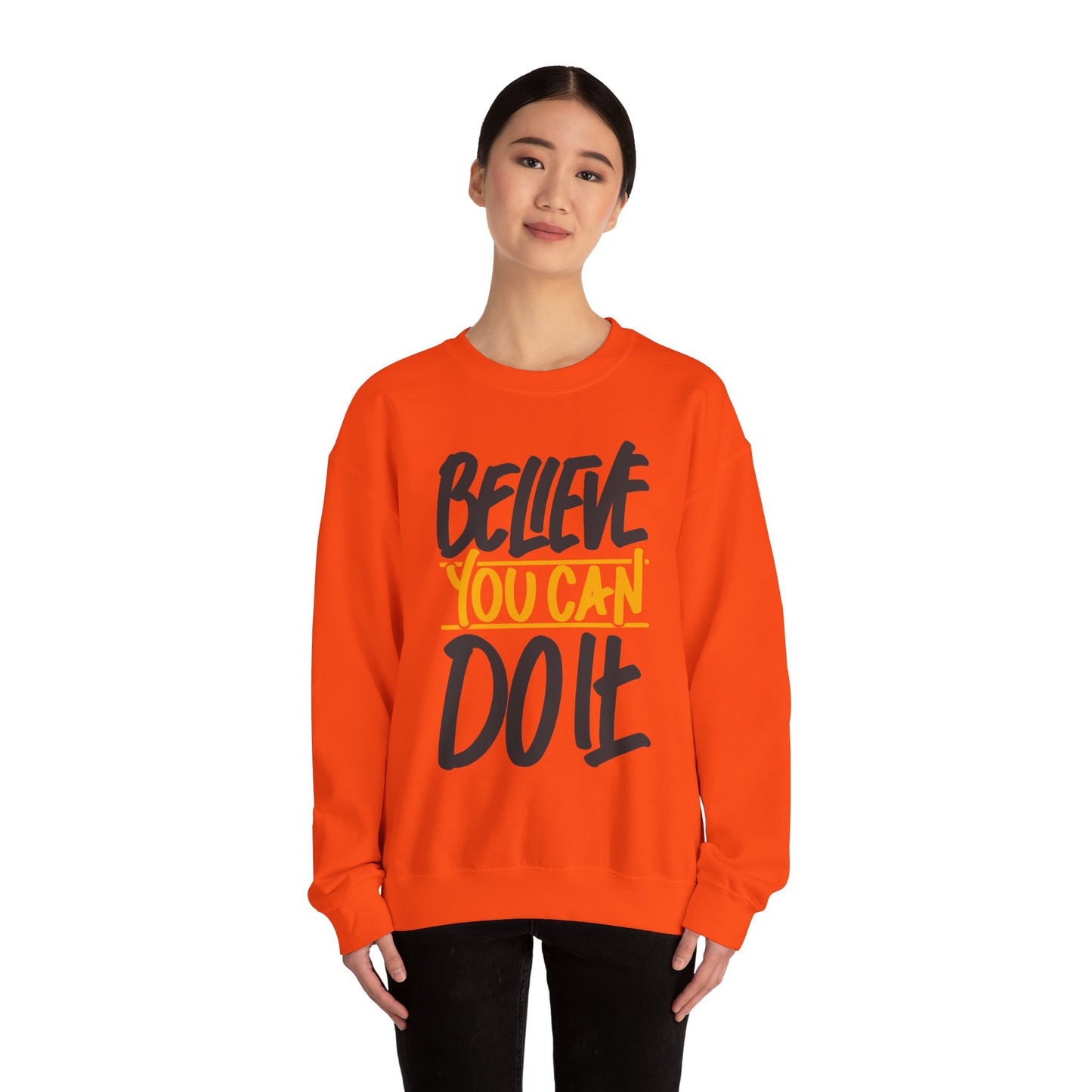 Believe You Can Do It Unisex Heavy Blend™ Crewneck Sweatshirt