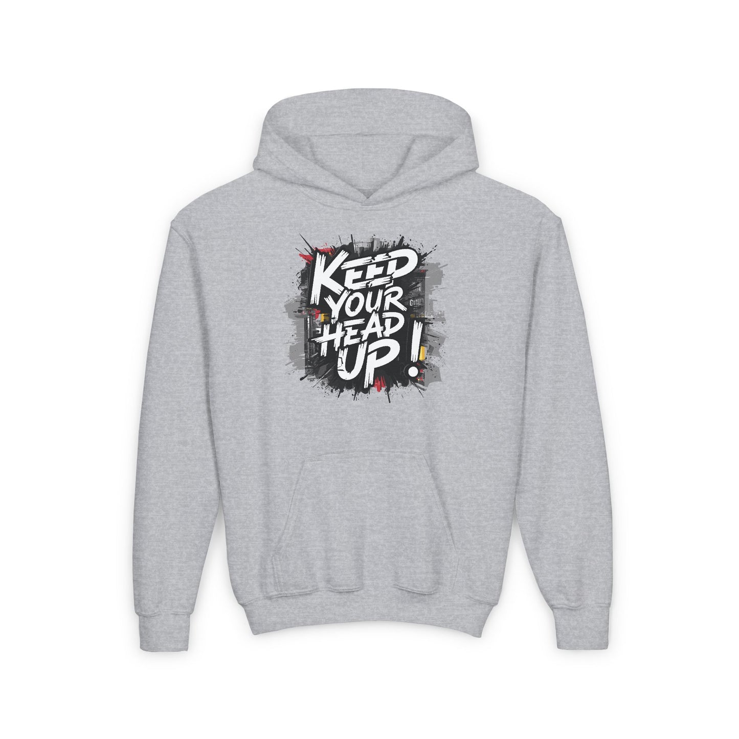 Keep Your Head Up! Youth Heavy Blend Hooded Sweatshirt