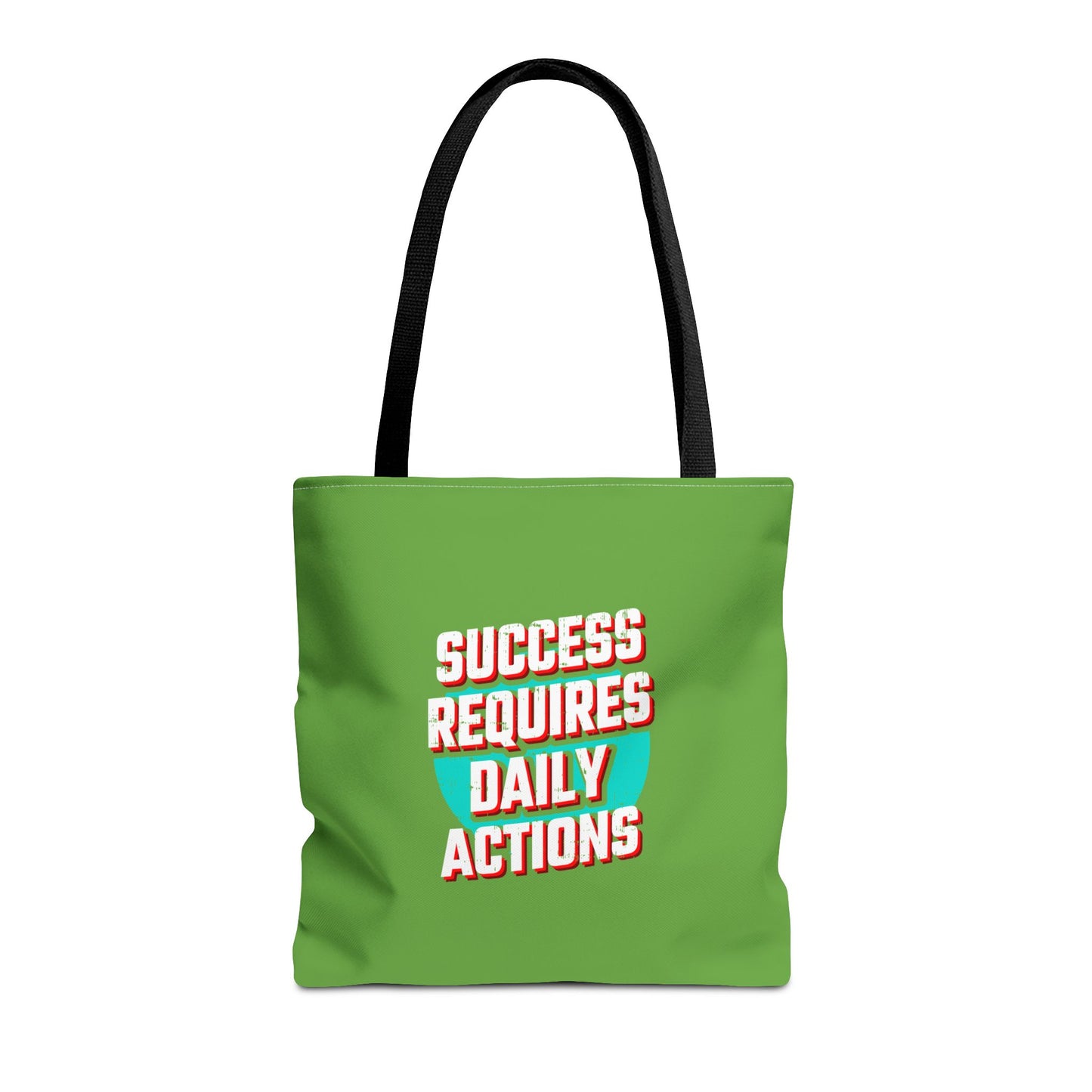 Success Requires Daily Actions Tote Bag (AOP)
