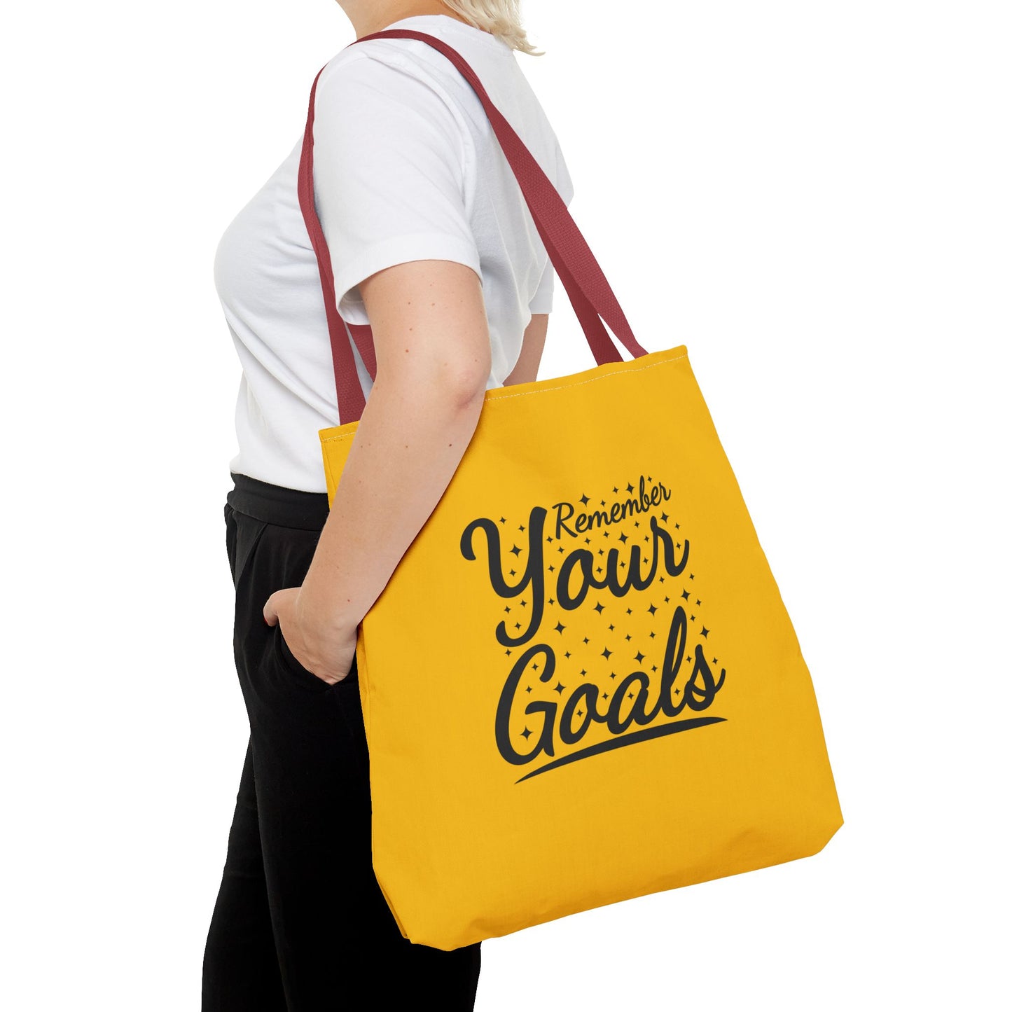 Remember Your Goals Tote Bag (AOP)