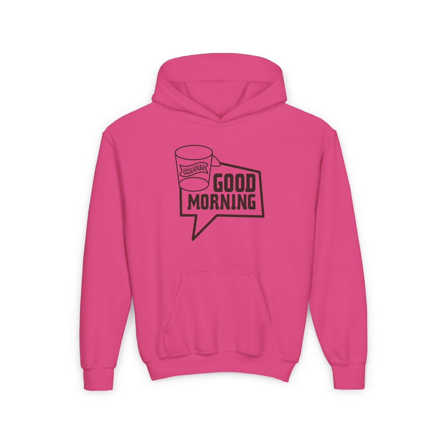 Good Morning Youth Heavy Blend Hooded Sweatshirt
