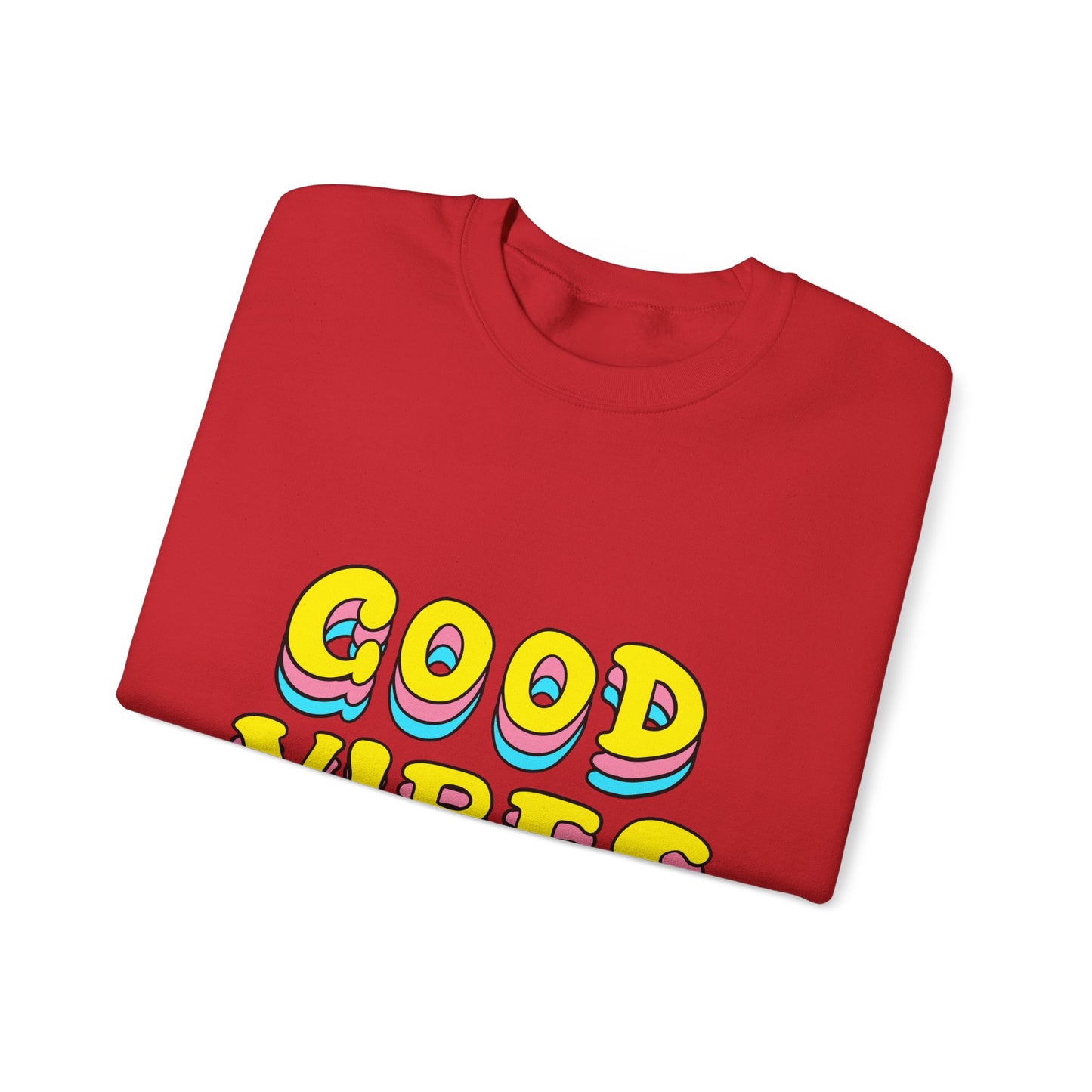 Good Vibes Unisex Heavy Blend™ Crewneck Sweatshirt