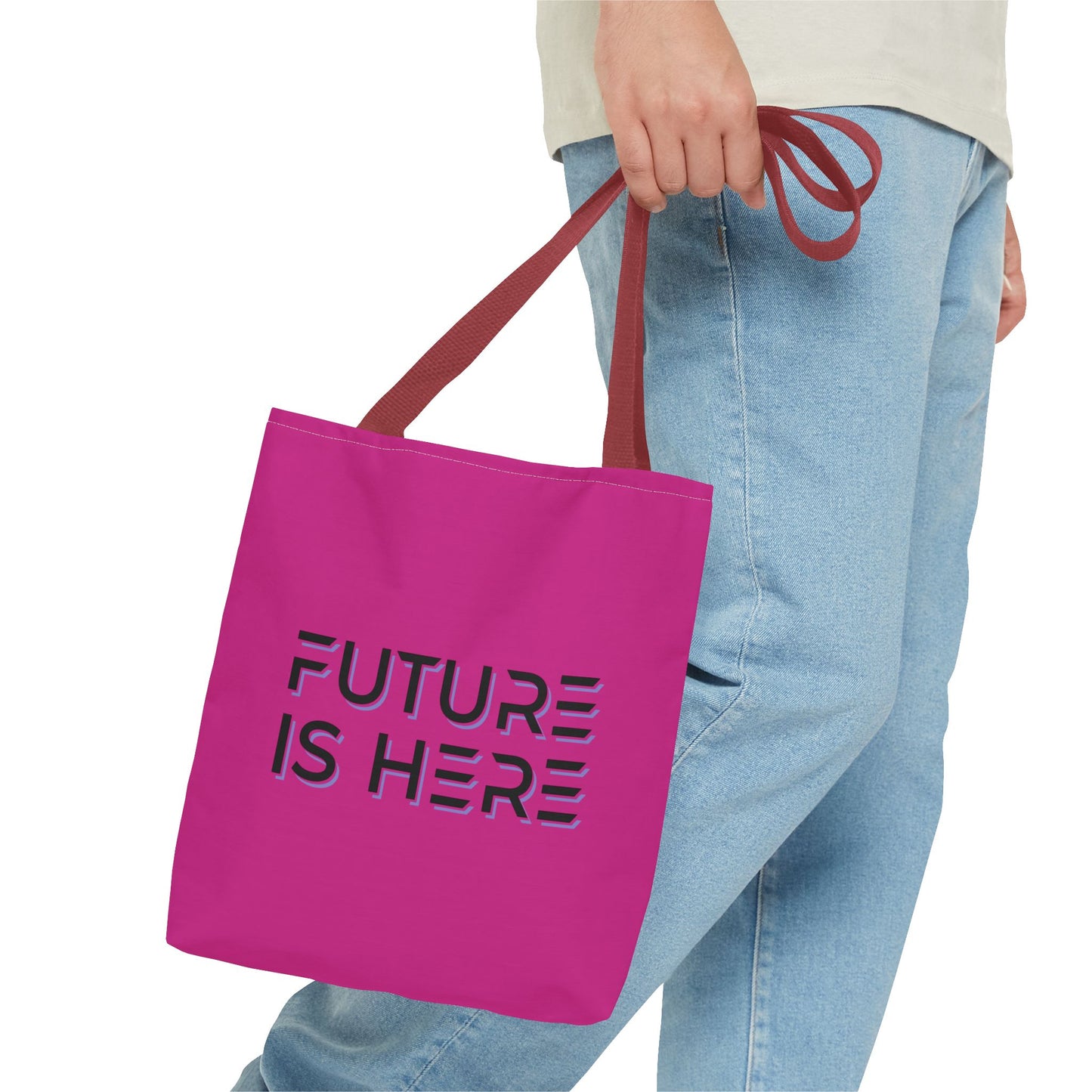 Future Is Here Tote Bag (AOP)