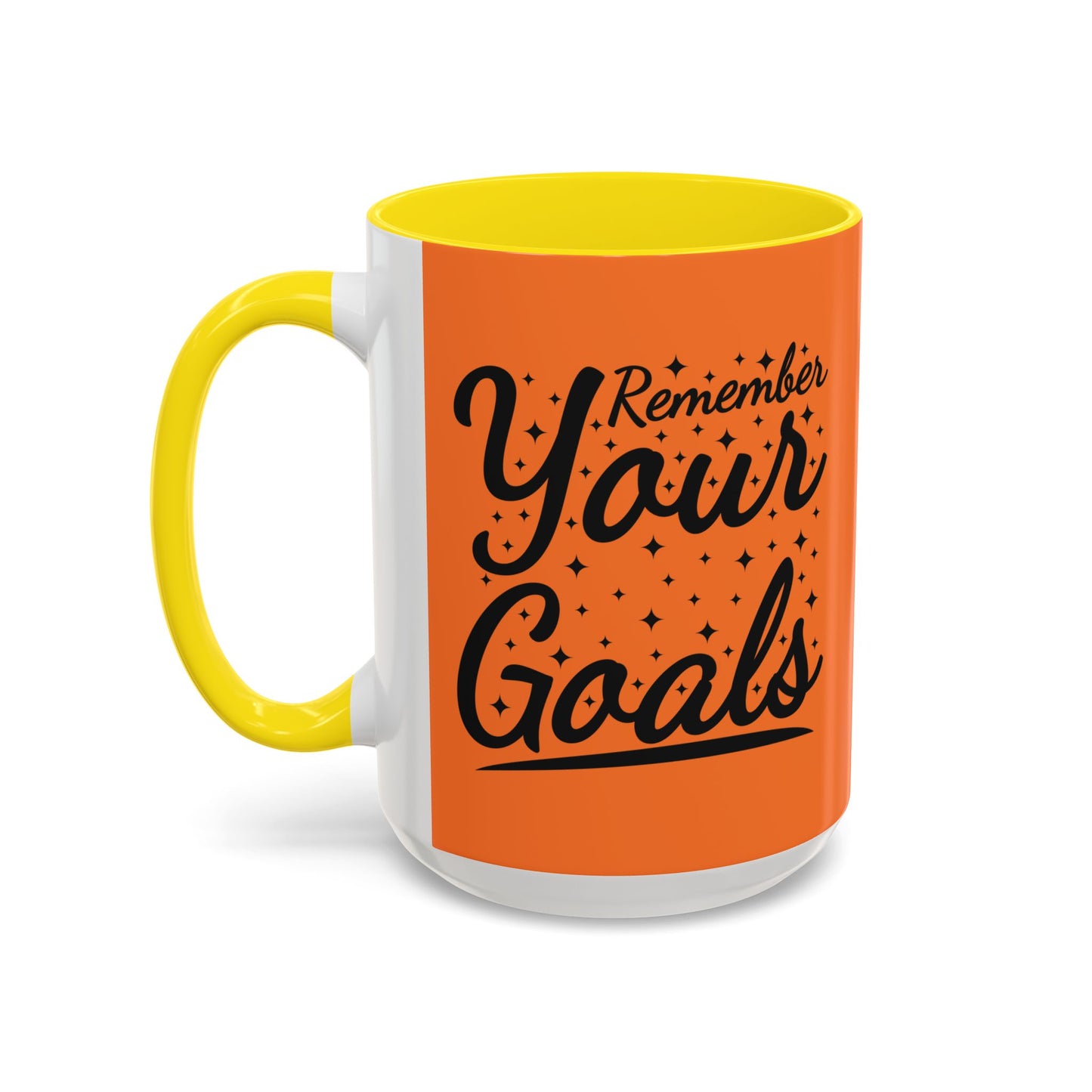 Remember Your Goals Accent Coffee Mug (11, 15oz)